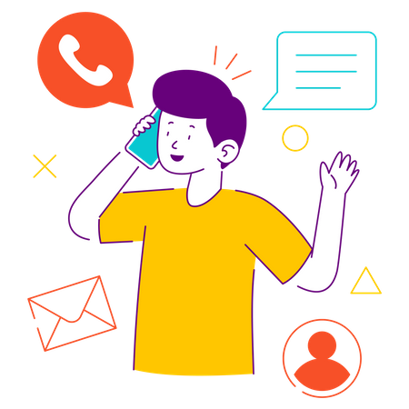 Contact illustration